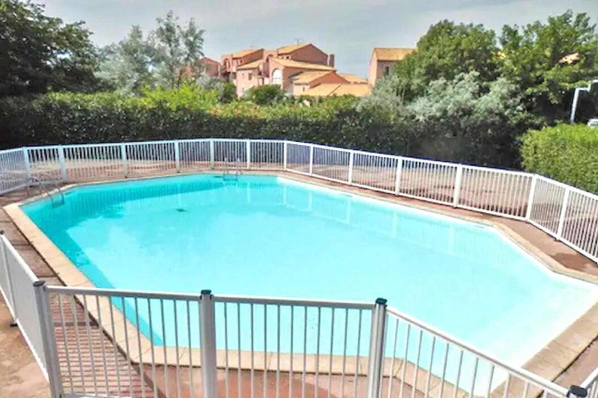 T2 Tamaris Piscine Proche Mer Palavas Parking Bagian luar foto