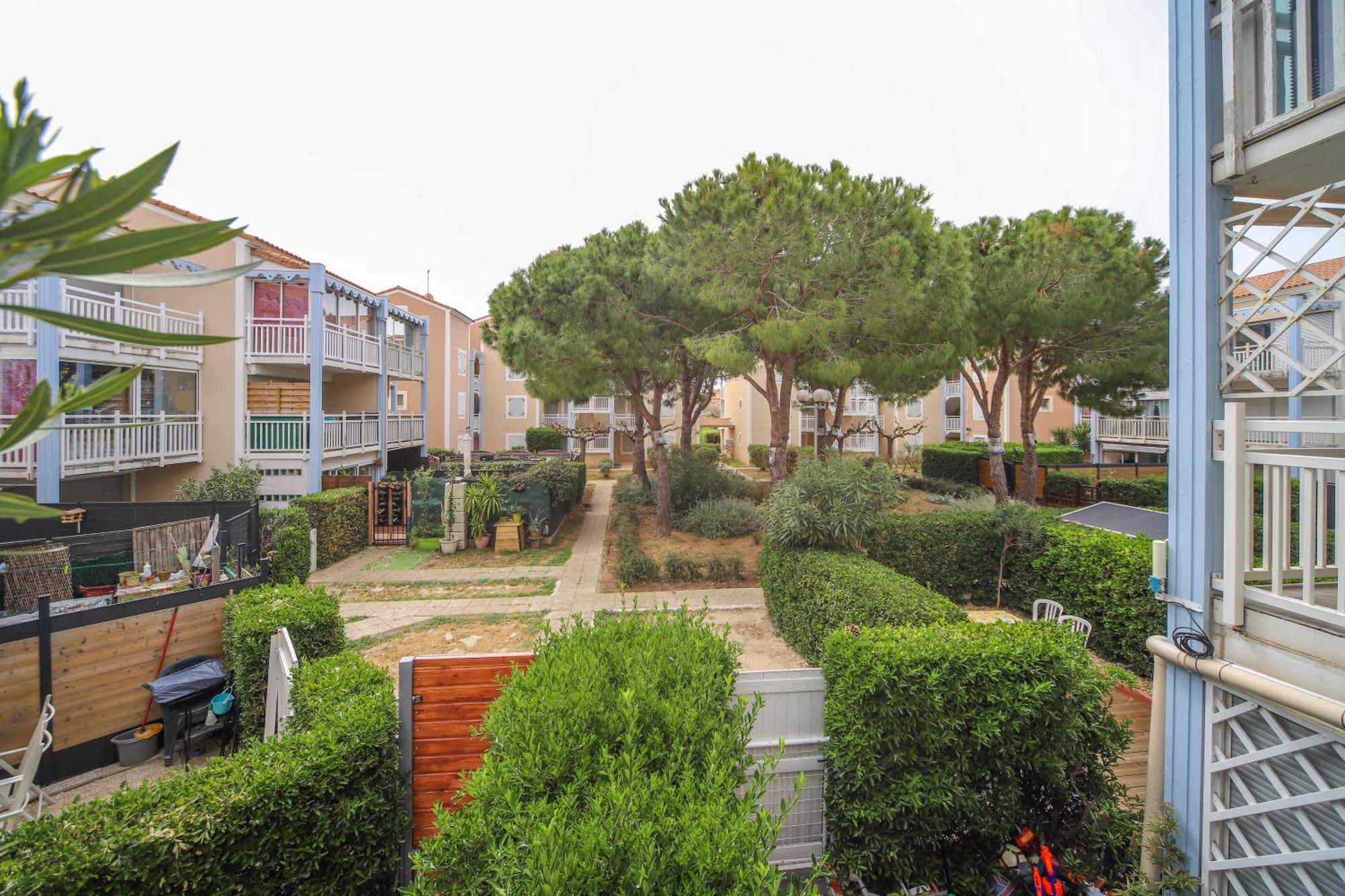 T2 Tamaris Piscine Proche Mer Palavas Parking Bagian luar foto